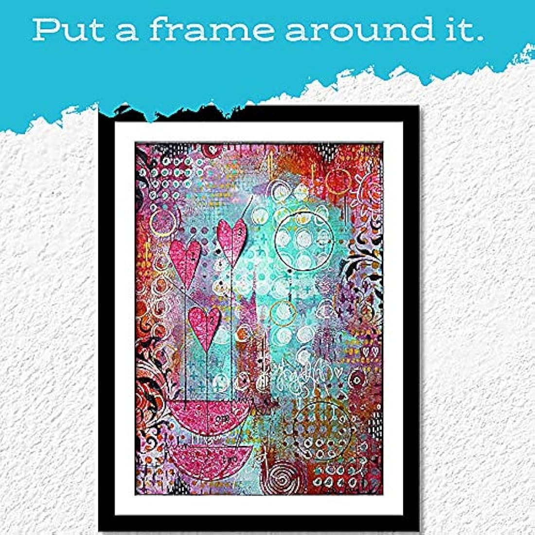 Gel Press Monoprinting Plate – 12” x 14” Reusable Gel Printing Plate