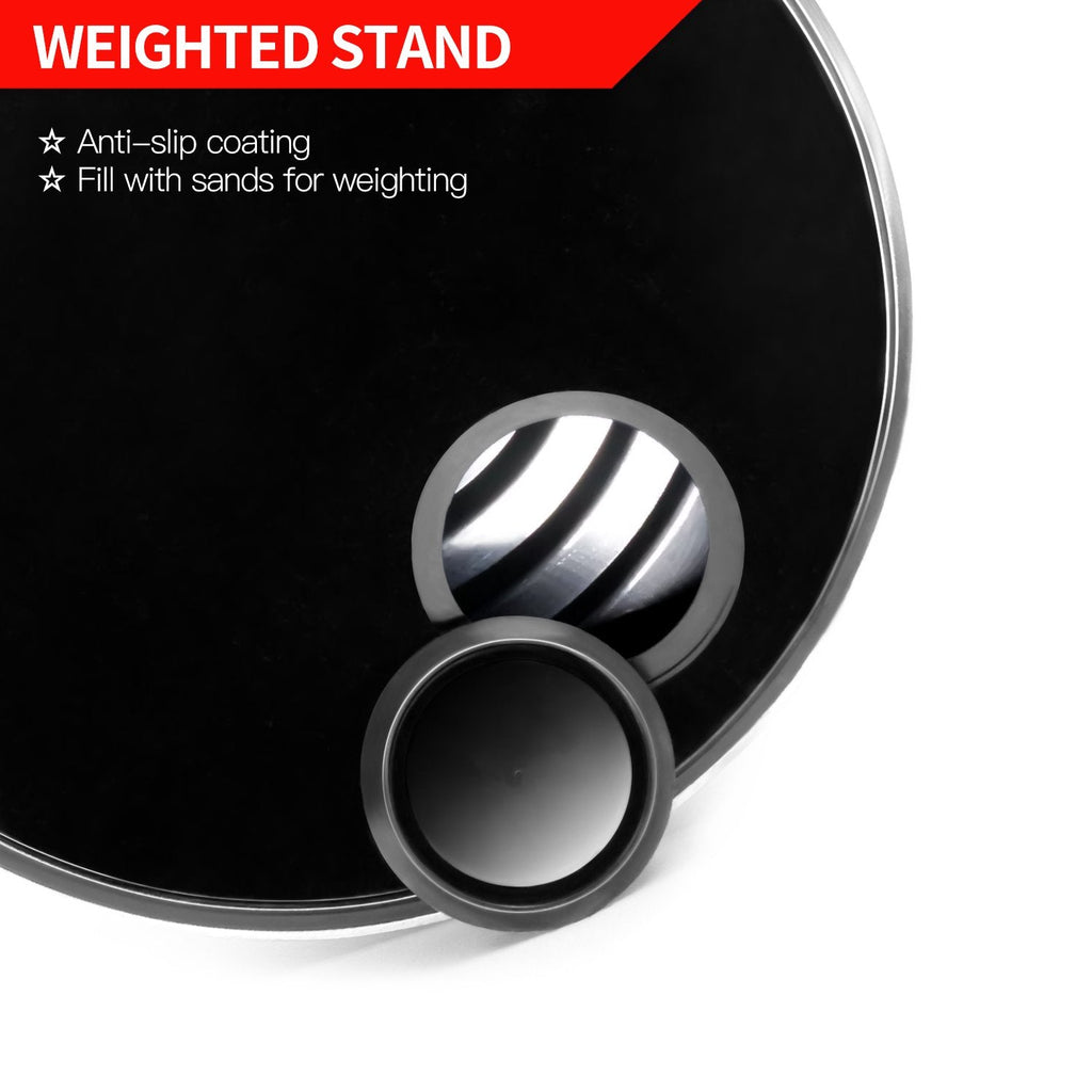 ANLEY Indoor Flagpole Floor Stand Base | 1 Inch Diameter | Gold Finish