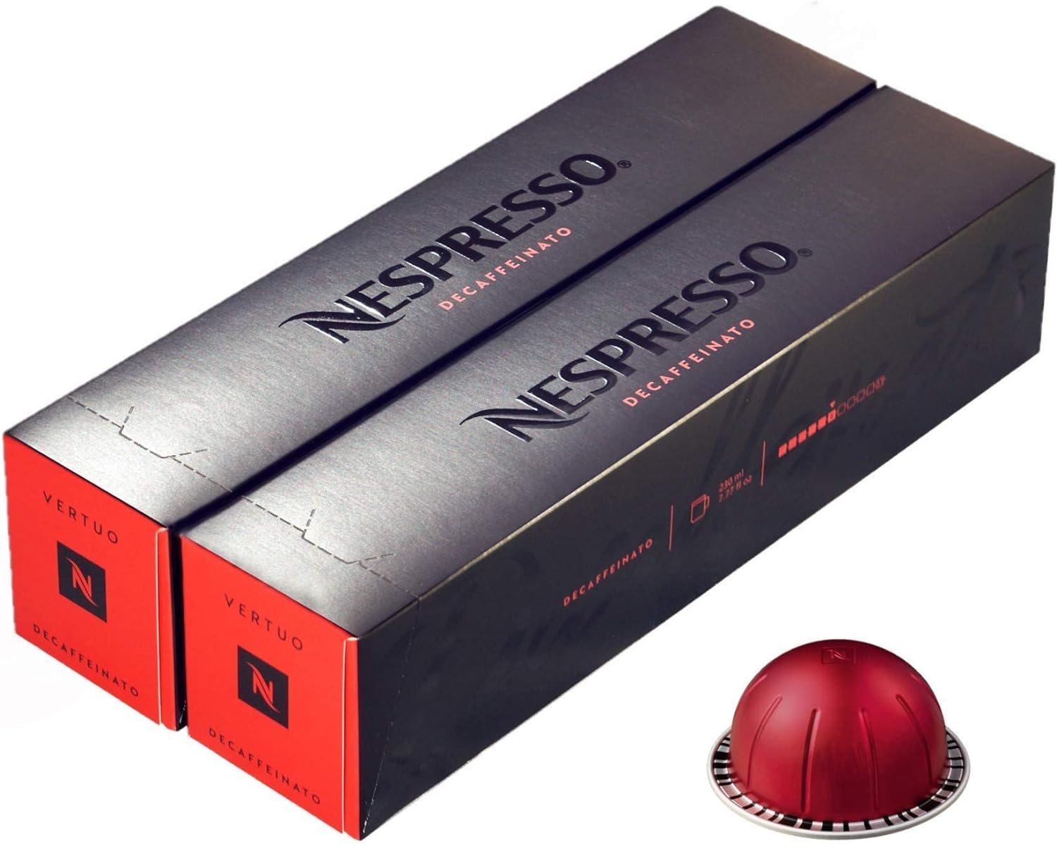 Nespresso Vertuo Half Caffeinato Coffee Pods - 20 Medium Roast Capsules