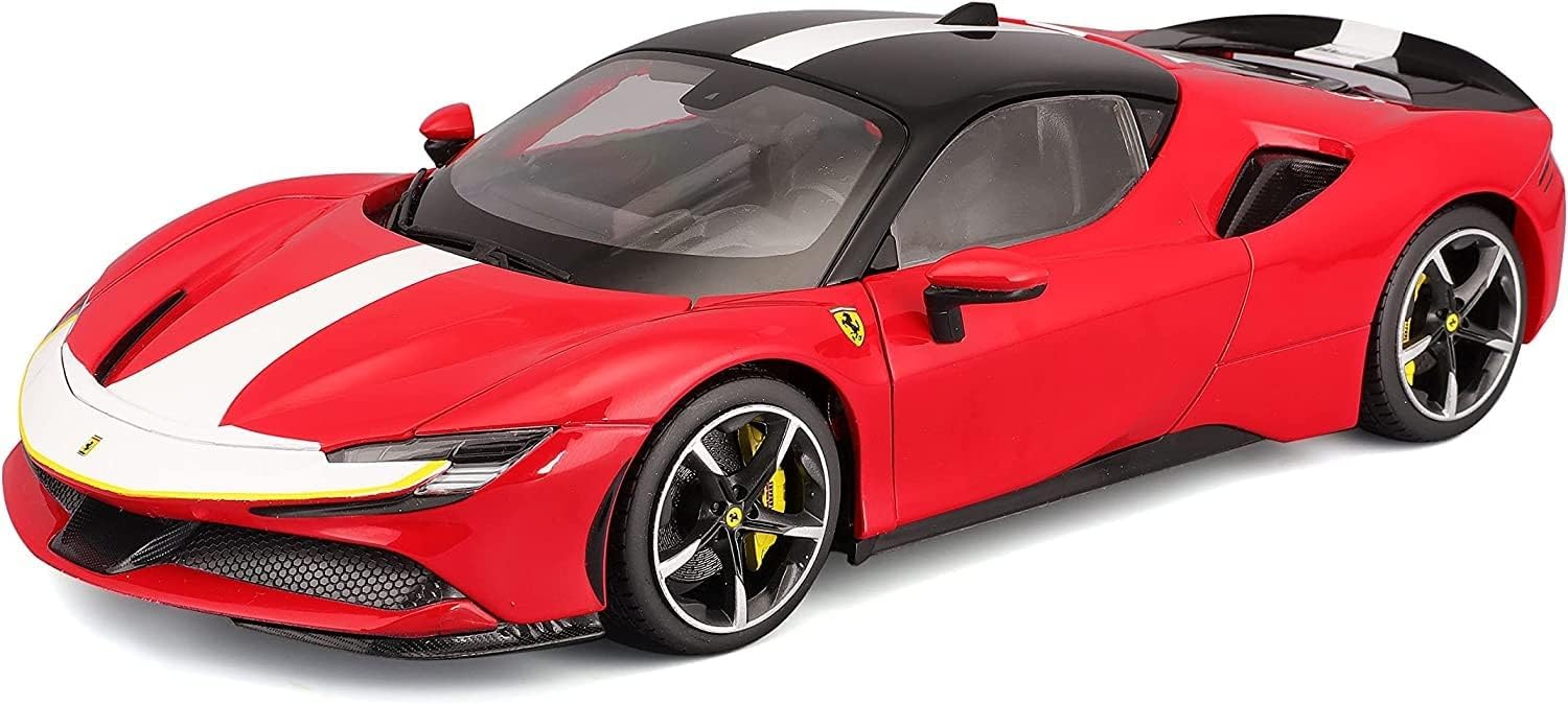 Bburago Ferrari SF90 Stradale Die-Cast Model Car – 1:18 Scale Replica