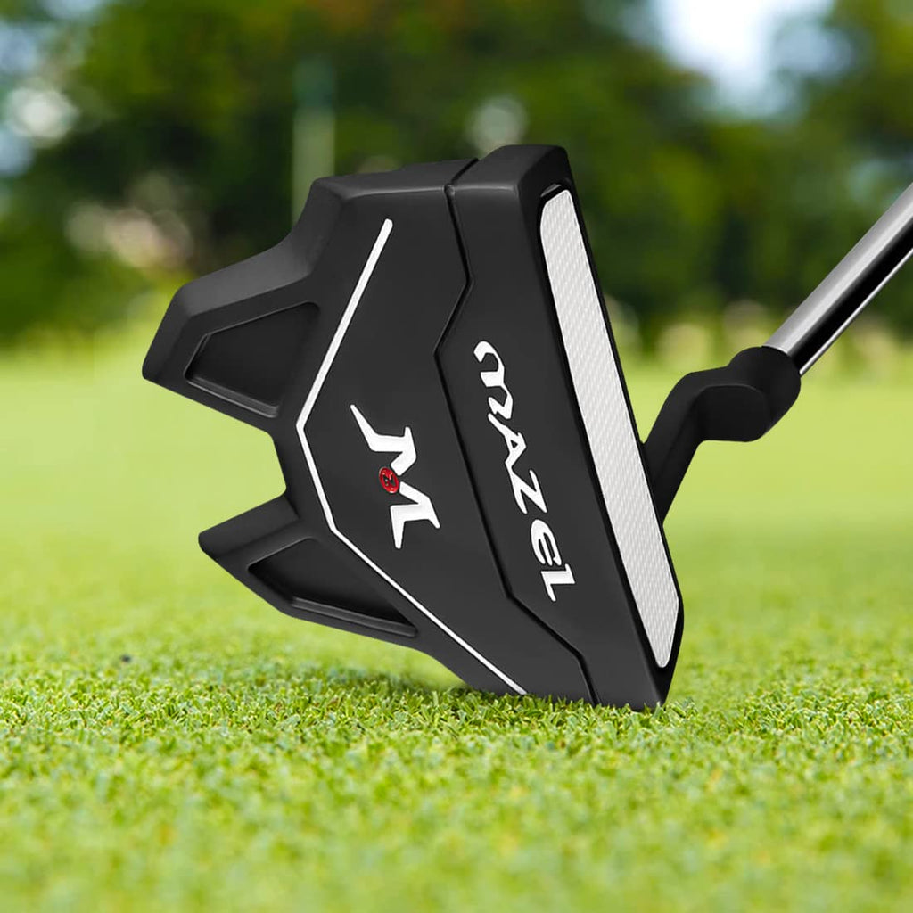 MAZEL Men's Mallet Golf Putter | CNC Milled Face 34 Inch Right Handed
