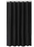 Black Shower Curtain – 180x200cm Waterproof Polyester