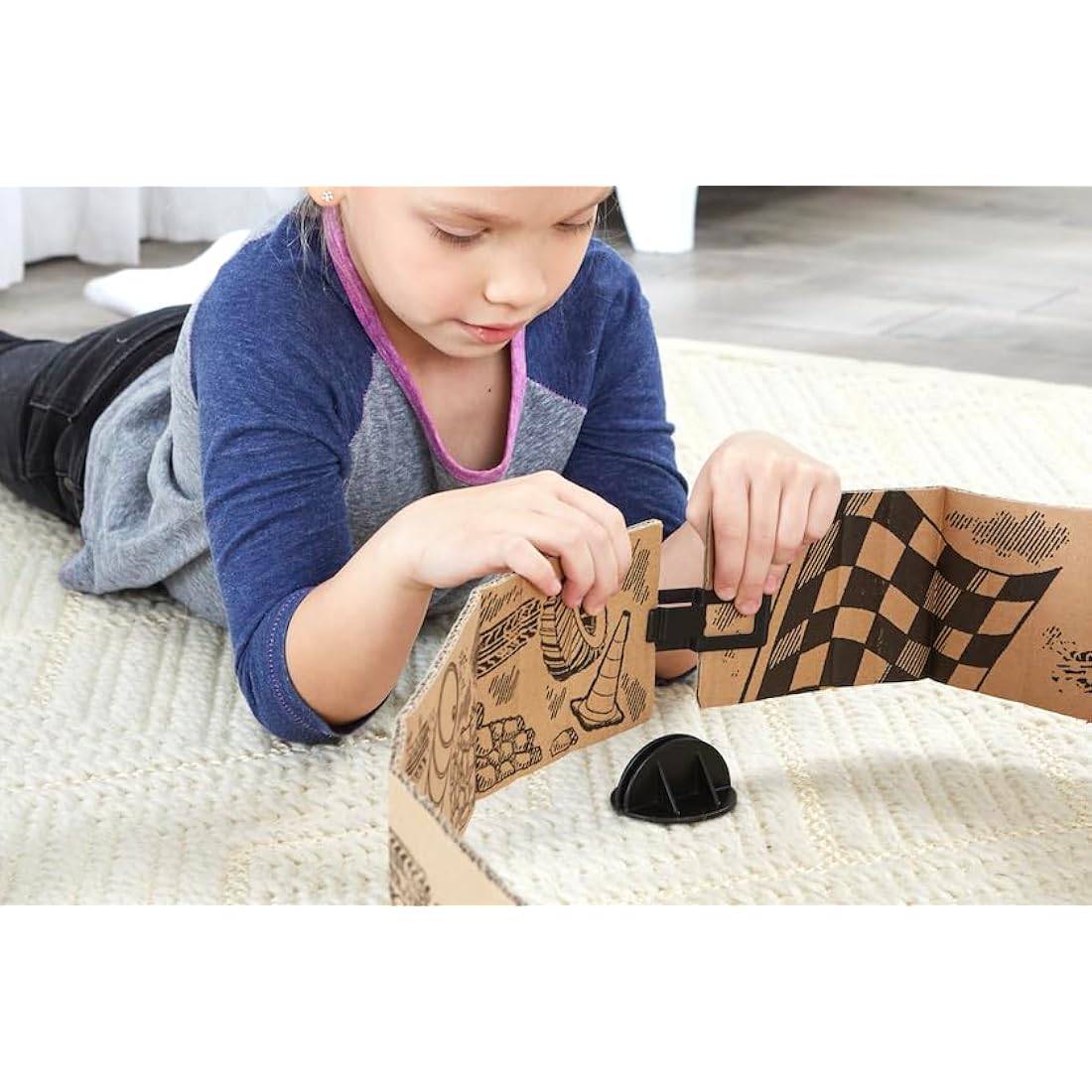 VTech Car-Board Racers Starter Set – DIY Cardboard Race Track Toy