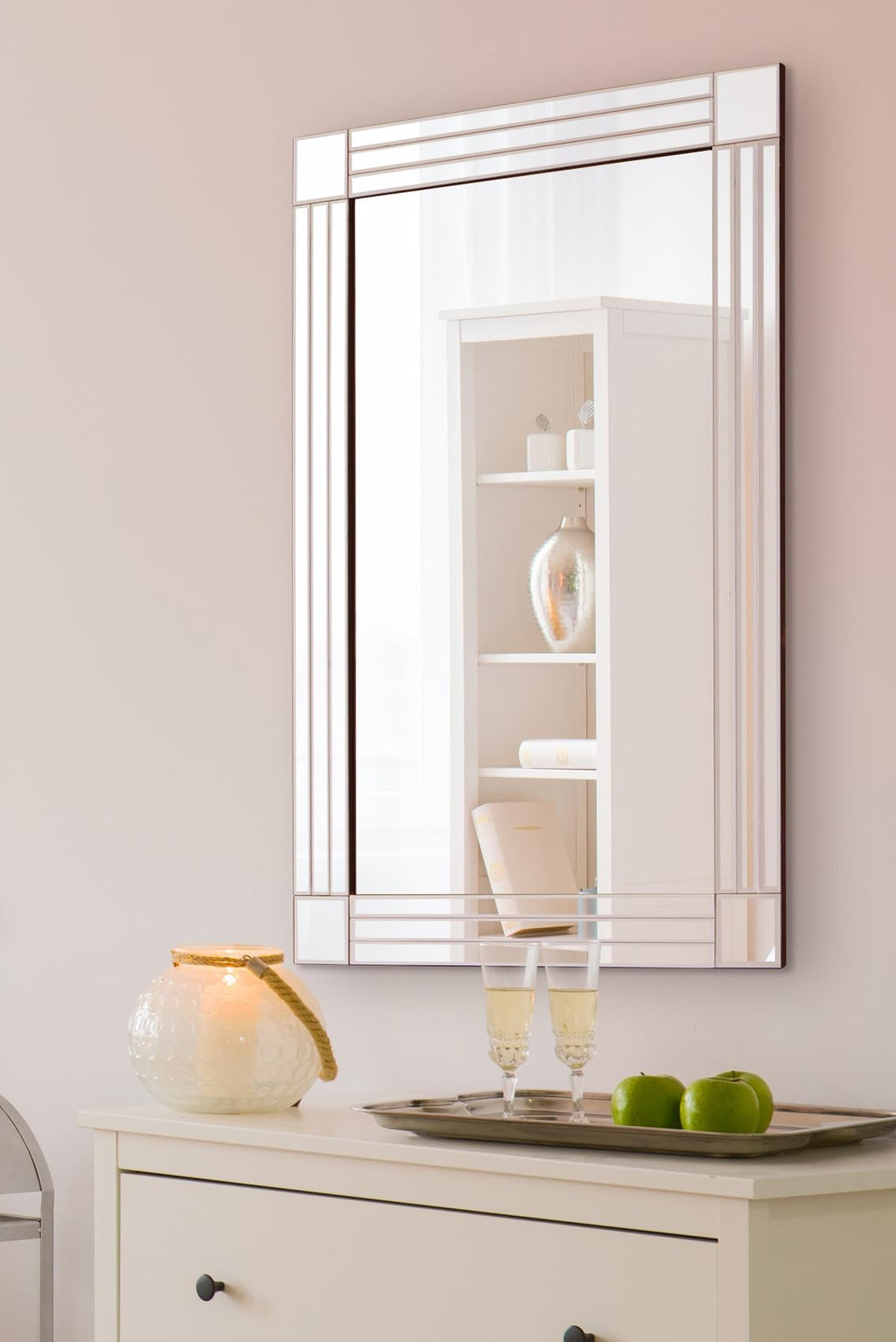 Jolof Store Triple Bevelled Venetian Wall Mirror - Frameless 91x61cm