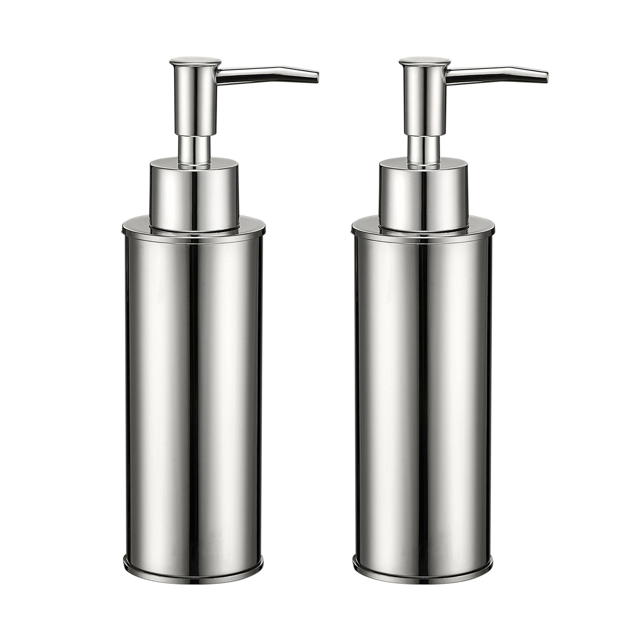 BGL 2-Pack Stainless Steel Soap Dispensers | Rustproof Chrome Finish