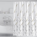 Tennove Plants Reed Shower Curtain | 180x200cm Waterproof Polyester
