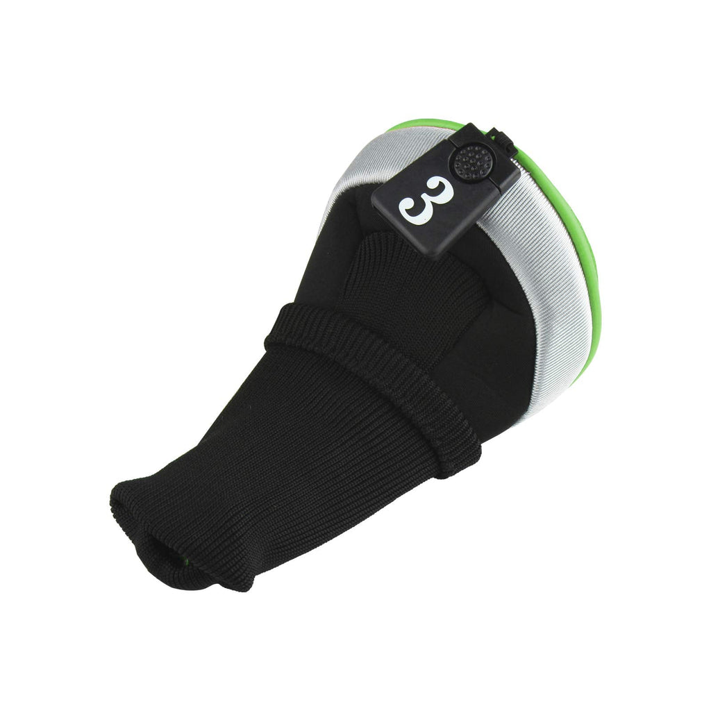 Andux 6-Piece Golf Club Head Covers Set for Driver Woods and Hybrids