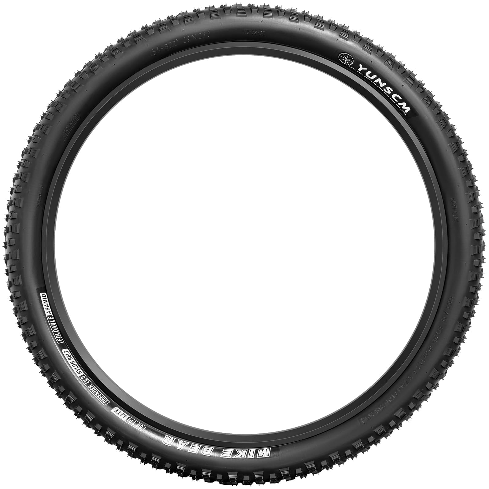 YunSCM 2-Pack 29x2.10 MTB Tyres | 60TPI Foldable Puncture Resistant Tires