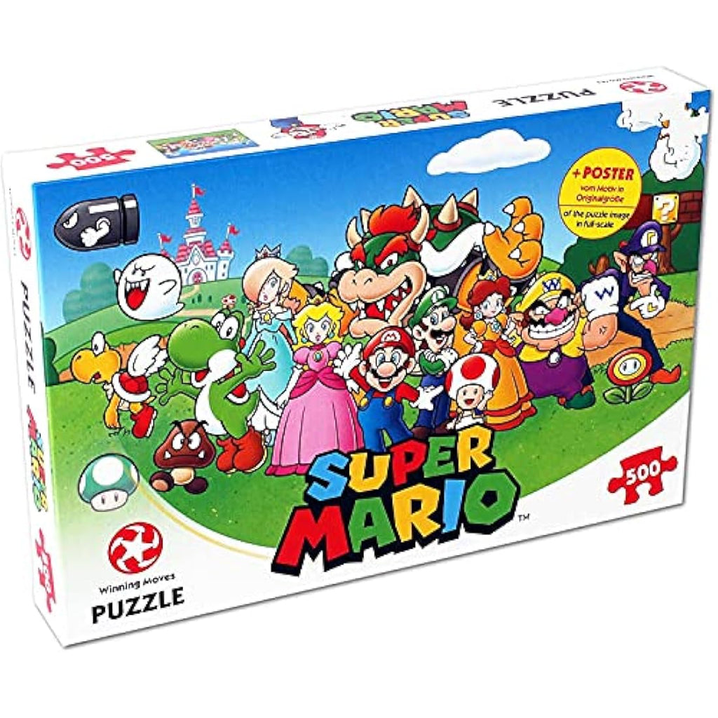 Super Mario & Friends 500 Piece Jigsaw Puzzle – Mario Kart Edition