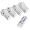 Vlio Wireless Remote Control Outlet Switch - 4 Pack, 100ft Range