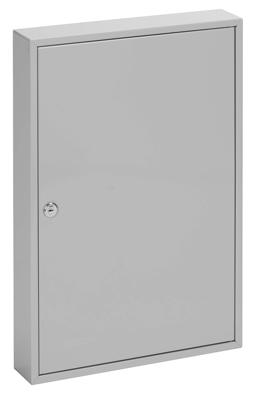 Sterling KC50H Single Door Key Cabinet with 50 Hooks, Grey