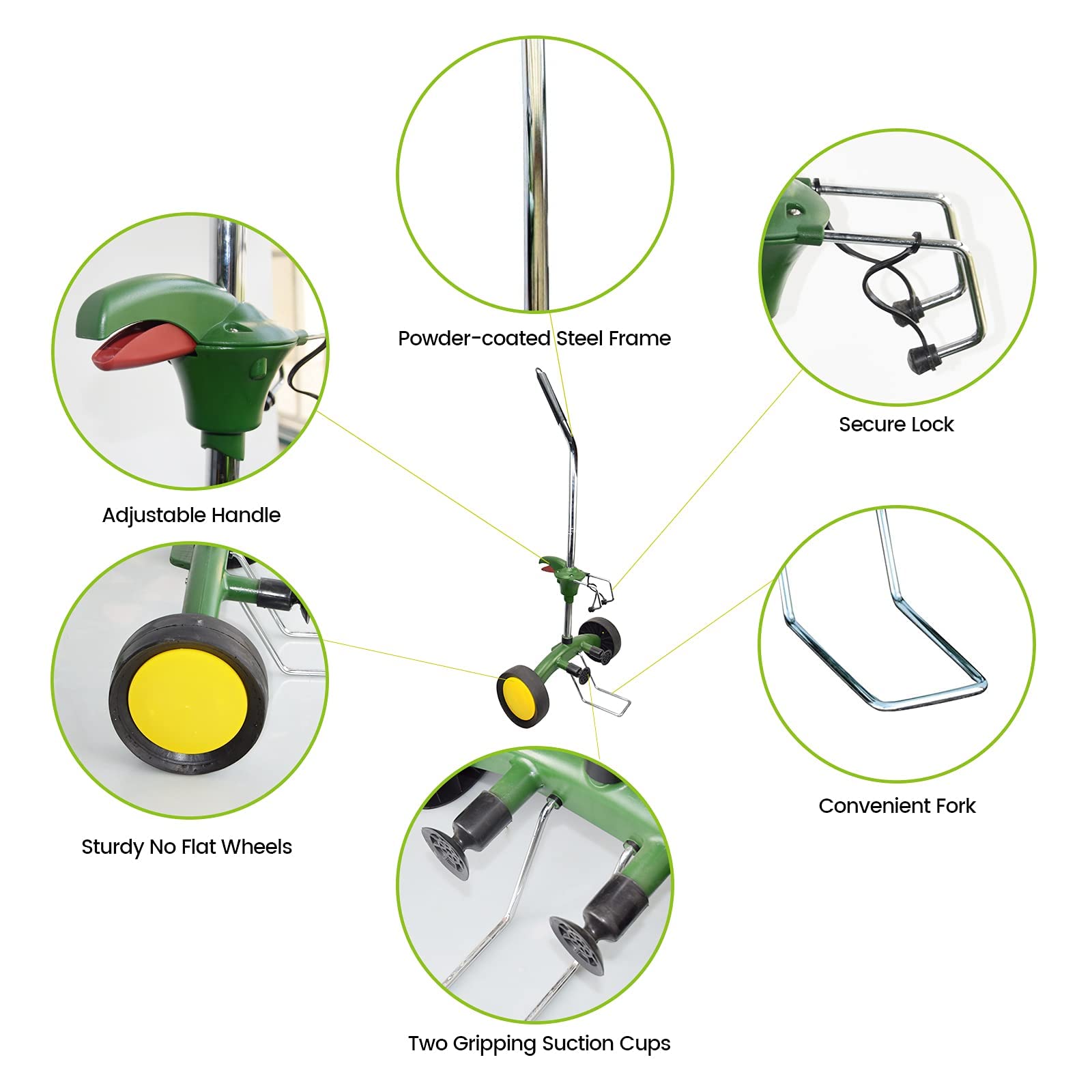 Heavy Duty Garden Pot Mover | Adjustable Plant Dolly Caddy