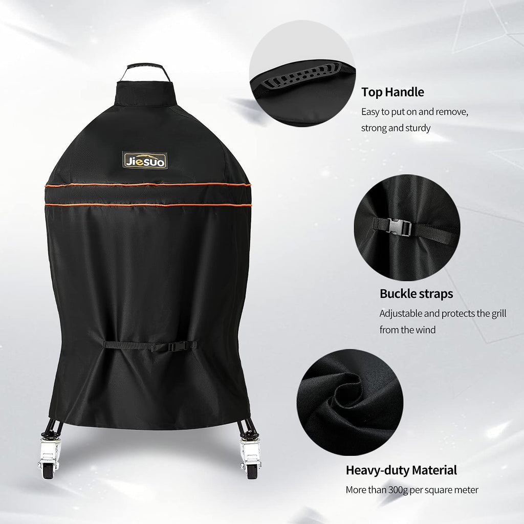 Jiesuo Kamado Joe Classic Grill Cover – 600D Waterproof Heavy Duty