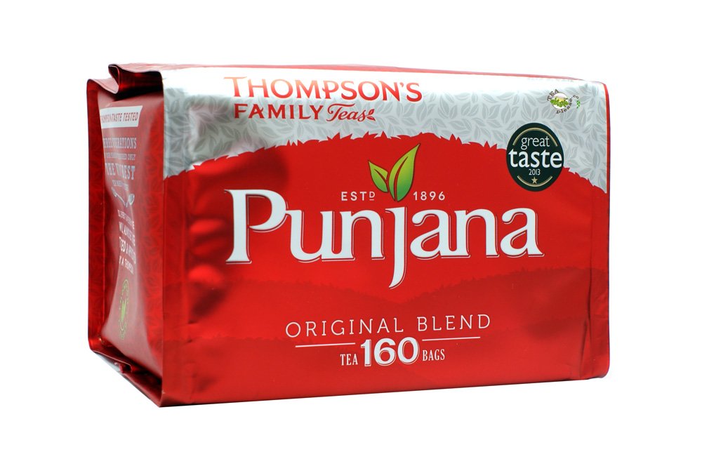 Punjana Original Blend Indian Black Tea - 160 Teabags (500g Pack)