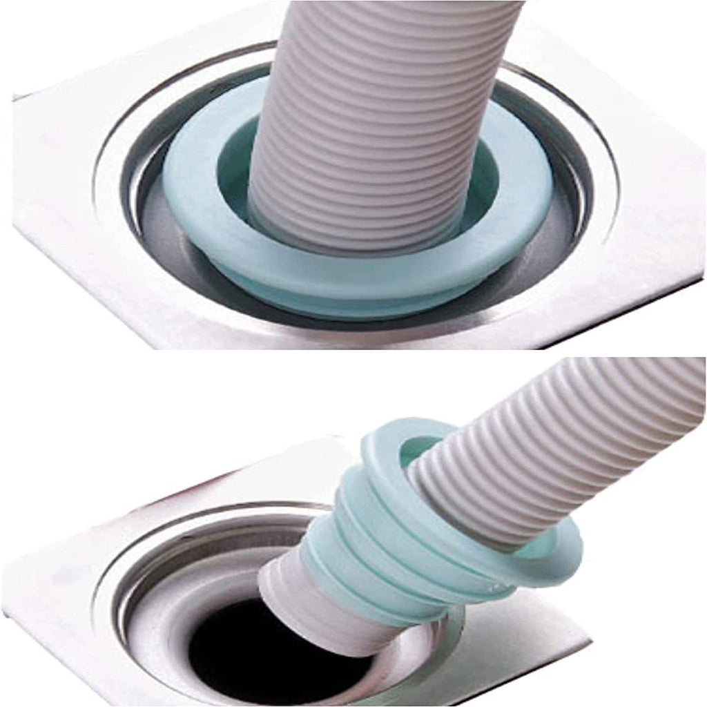 3 Pack Drain Pipe Seal Hose Silicone Plug Toilet Seal Ring,Silicone Sealing Plug Kitchen Pipe Sewer Seal Ring Washing Machine Drain Multipurpose Pipe - image 4