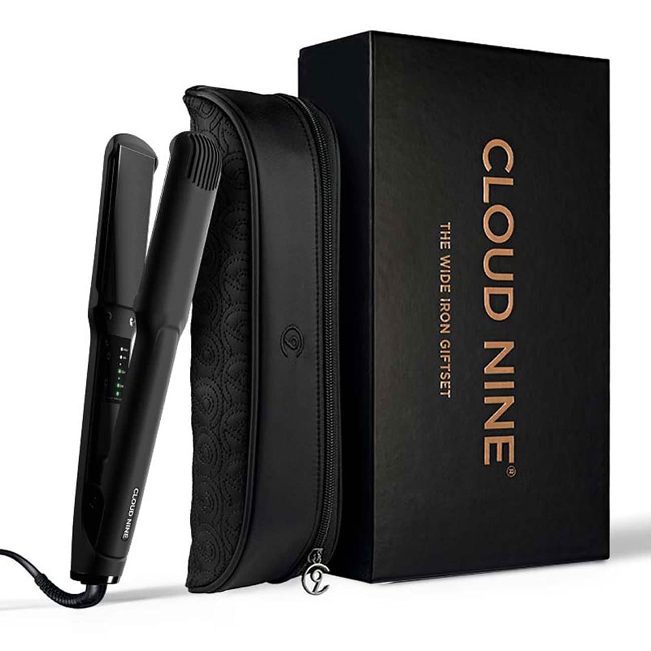Cloud Nine Wide Iron Hair Straightener Gift Set | Ceramic Plates