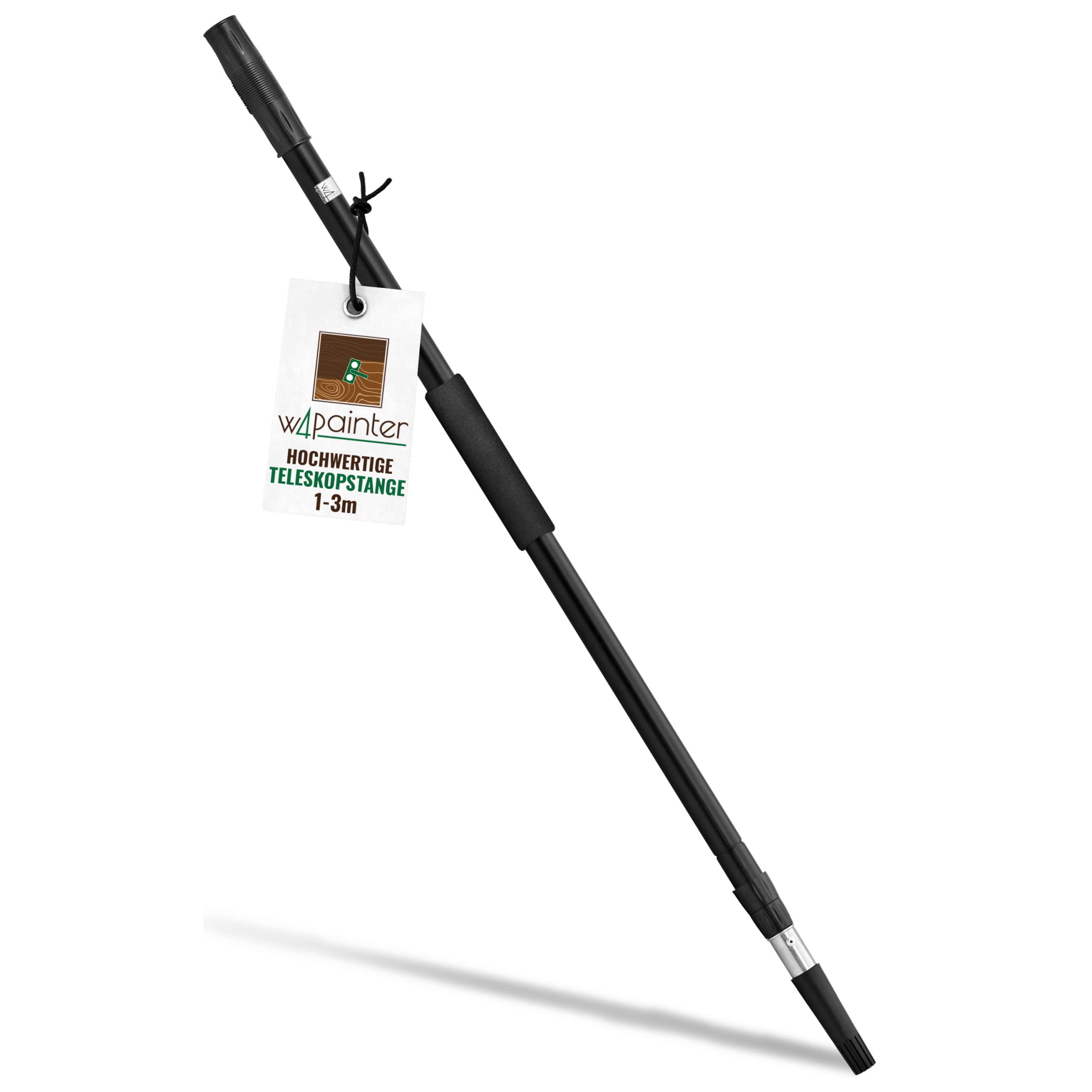 W4 Aluminium Telescopic Pole 3m – Extendable Universal Handle