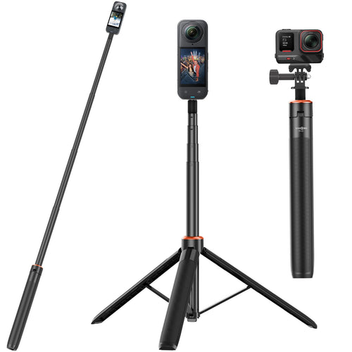 Jolof Store 2-in-1 Selfie Stick Tripod for Insta360 and DJI Osmo Action