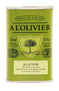 A l'Olivier Garlic and Thyme Infused Extra Virgin Olive Oil - 250ml