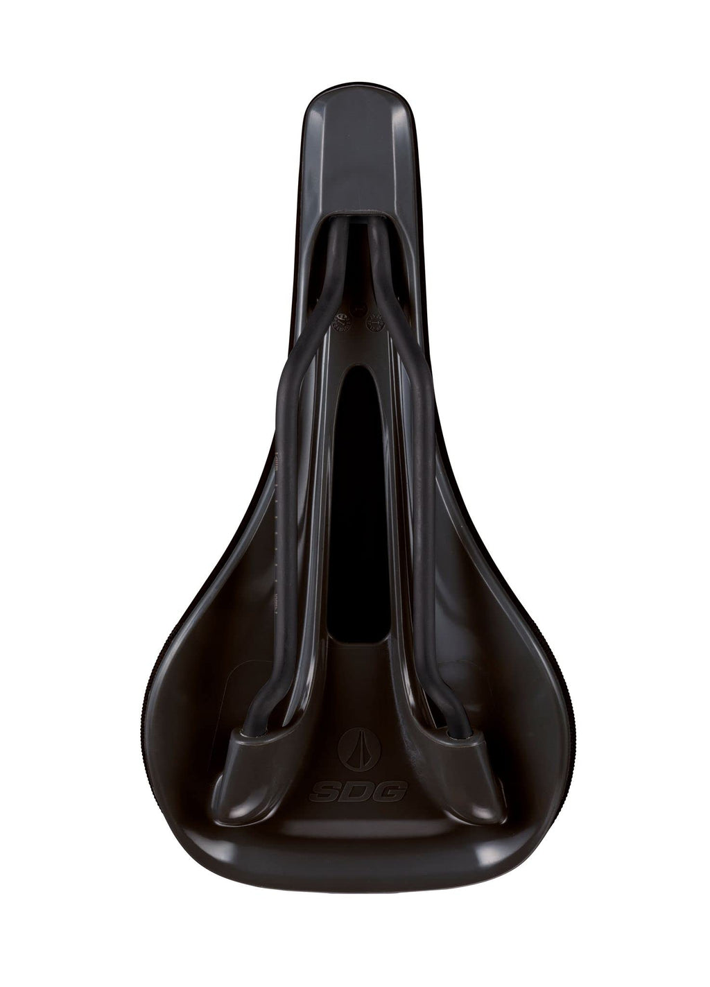SDG Bel Air 3.0 Lux-Alloy MTB Saddle - Black Microfibre, 140mm