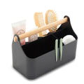 simplywire Makeup Storage Organiser – Black Bathroom Caddy with Handle