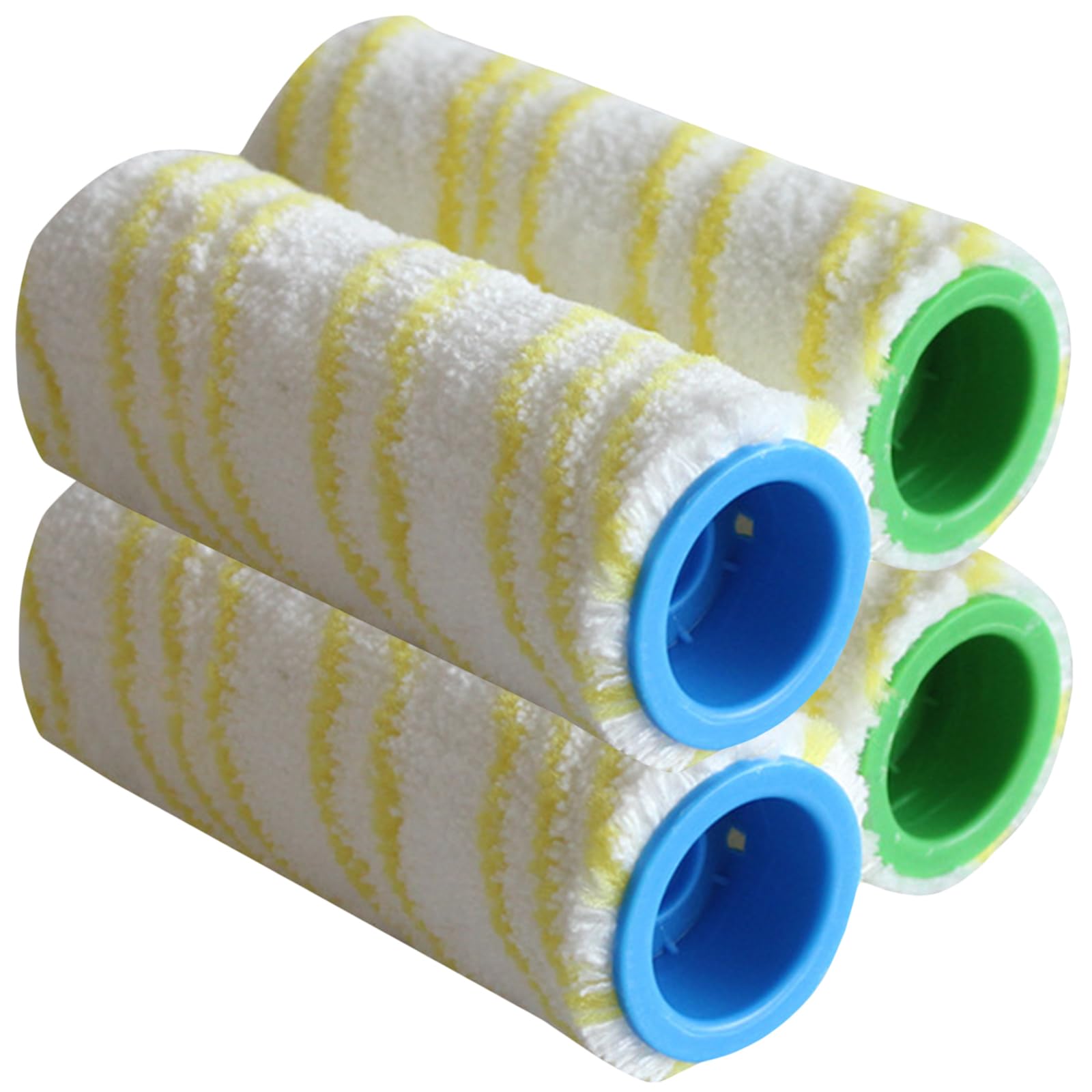 4-Pack Microfibre Roller Brush Set for Kärcher FC3 FC5 FC7