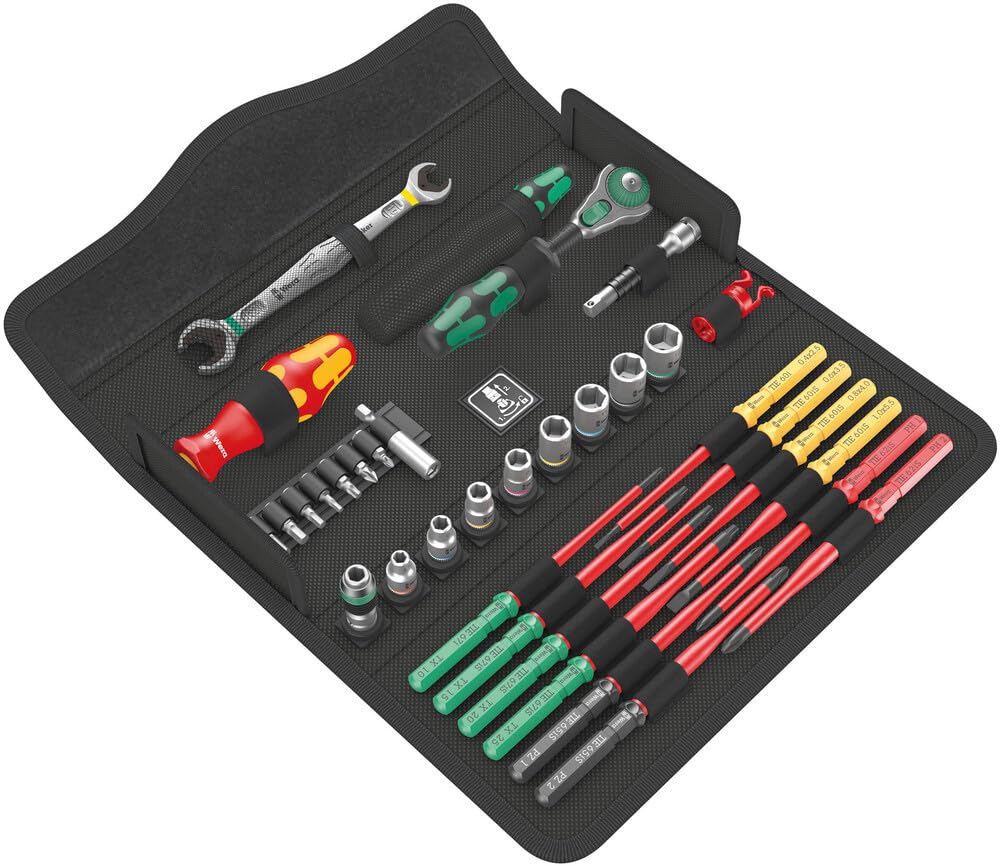 Wera Kraftform Kompakt W 2 Maintenance Screwdriver Set – 35 Piece Kit