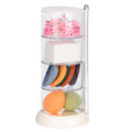 JessLab 4-Layer Acrylic Jewelry Organizer | 360° Rotatable Clear Case