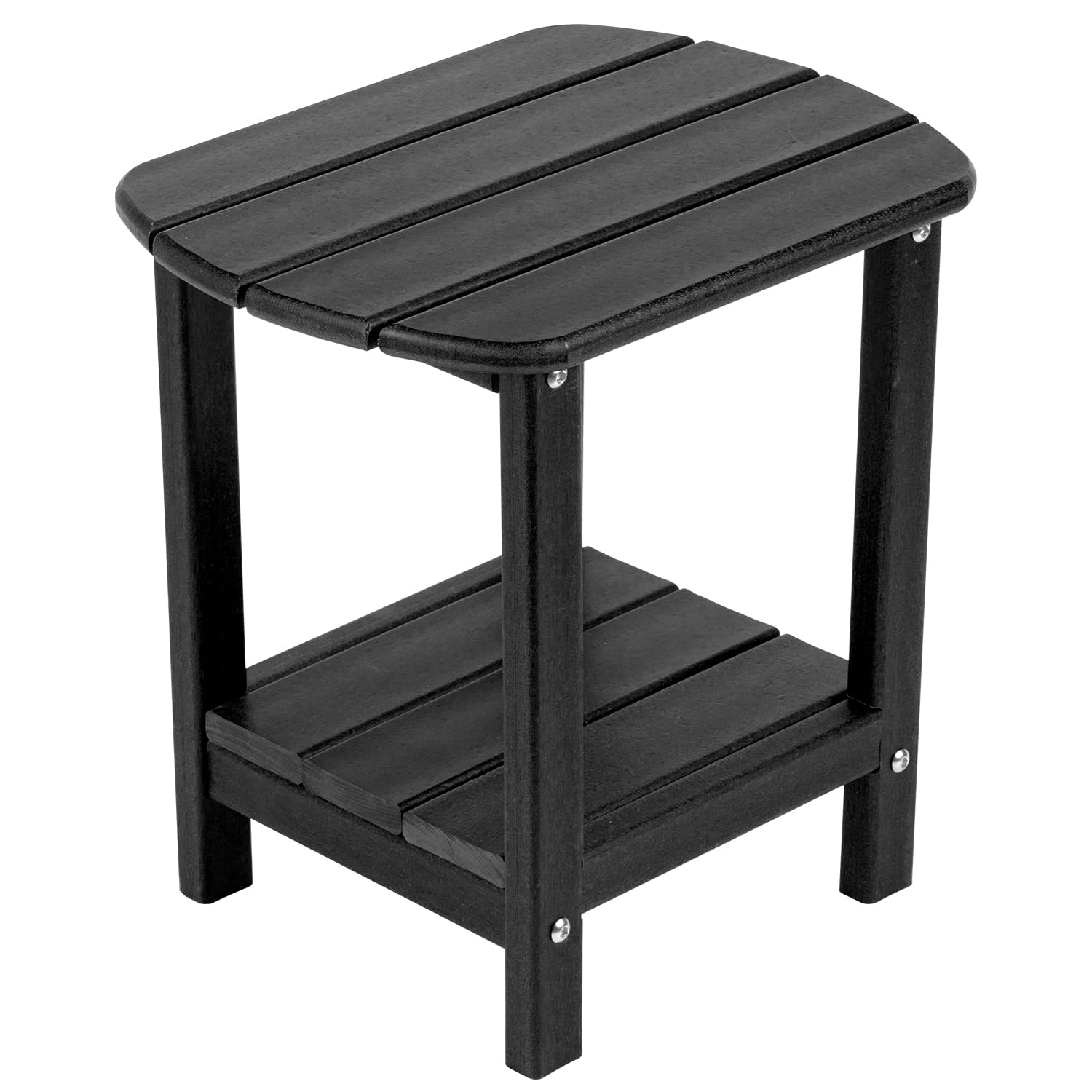 NALONE 2-Tier Adirondack Side Table | Weatherproof HDPE Outdoor End Table
