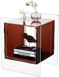 solaround Acrylic Side Table – Cube Nightstand & Record Player Stand