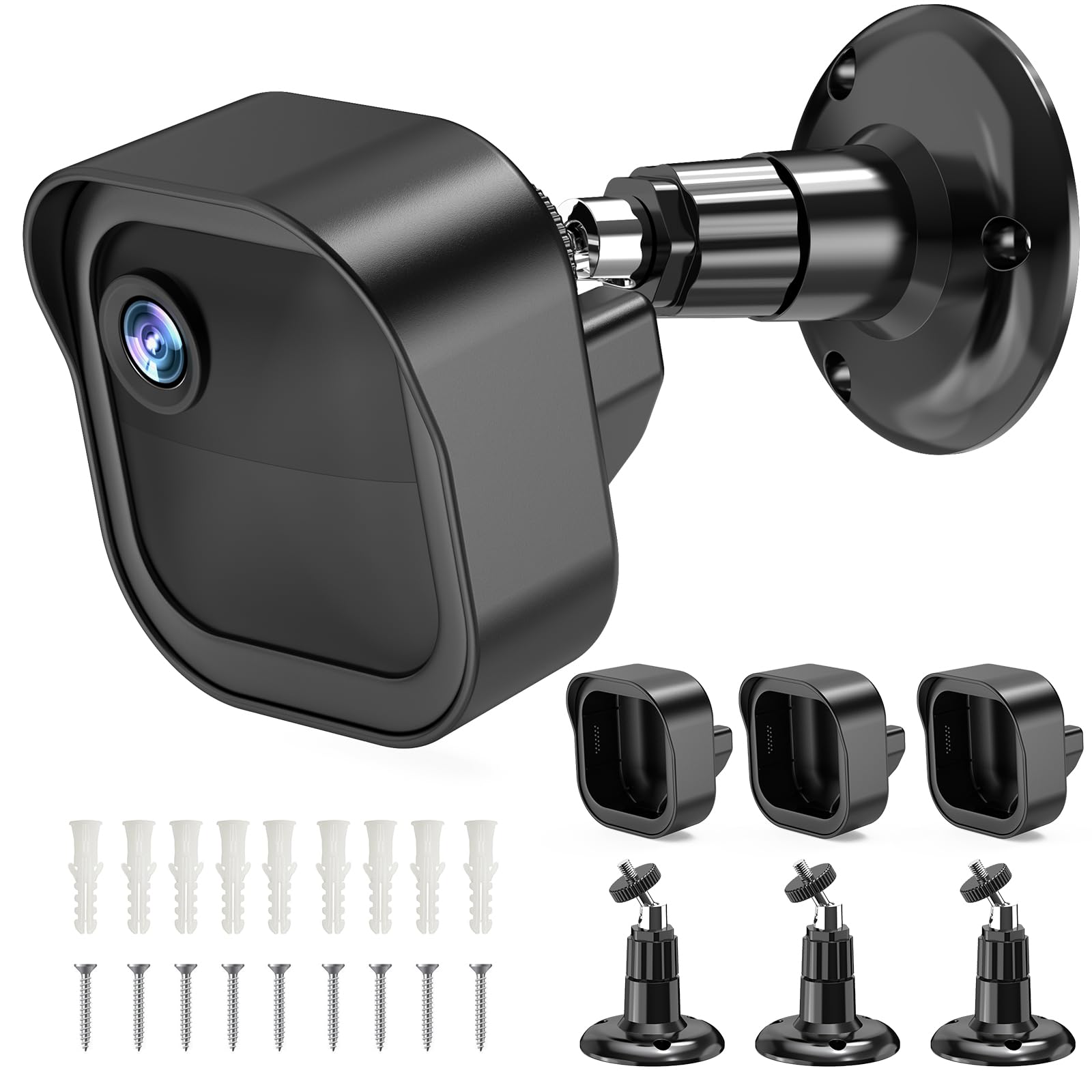 Blink Outdoor 4 Camera Mount – 360° Adjustable Weatherproof Case (3-Pack)
