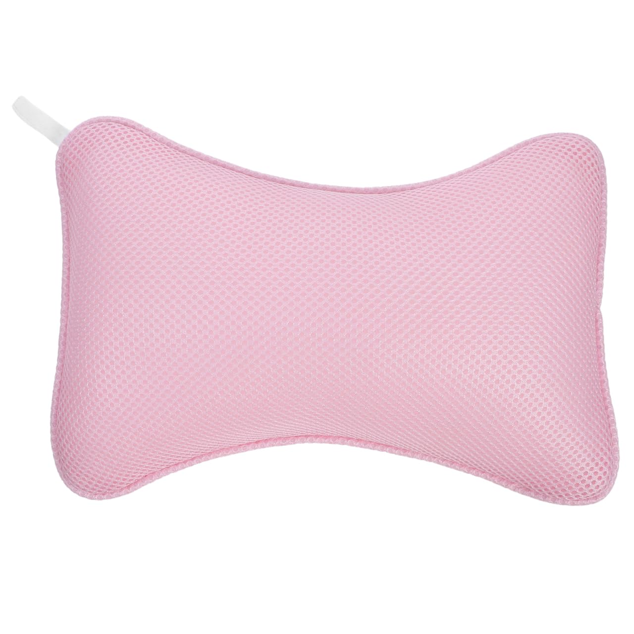 Milisten Non-Slip Bathtub Pillow | Pink Head and Neck Support Cushion