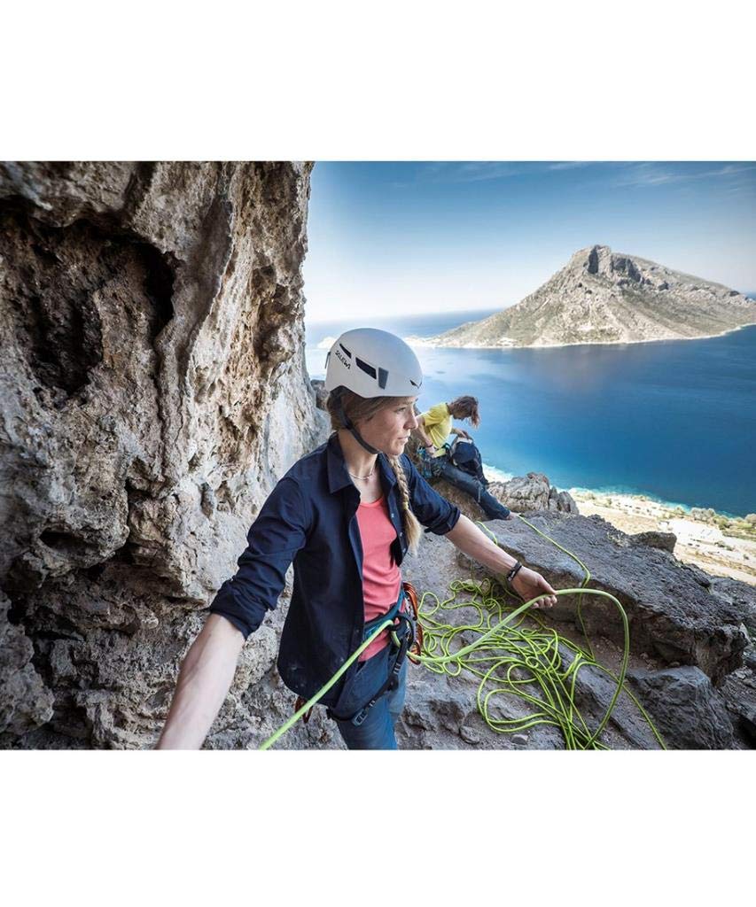 Salewa Pura Climbing Helmet – White ABS Hardshell Mountaineering Gear
