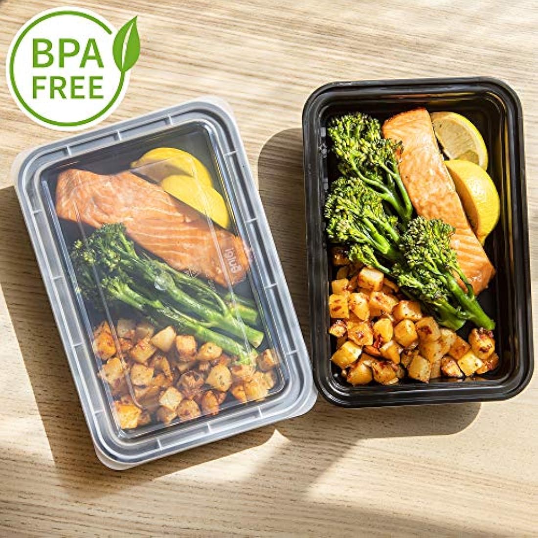 Igluu Meal Prep Containers - 30 Pack 28oz BPA-Free Reusable Bento Boxes