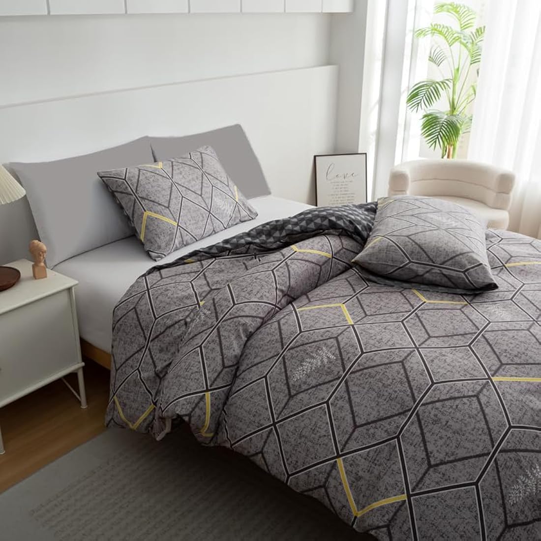 Lazzaro Double Duvet Set – Brushed Microfiber Bedding