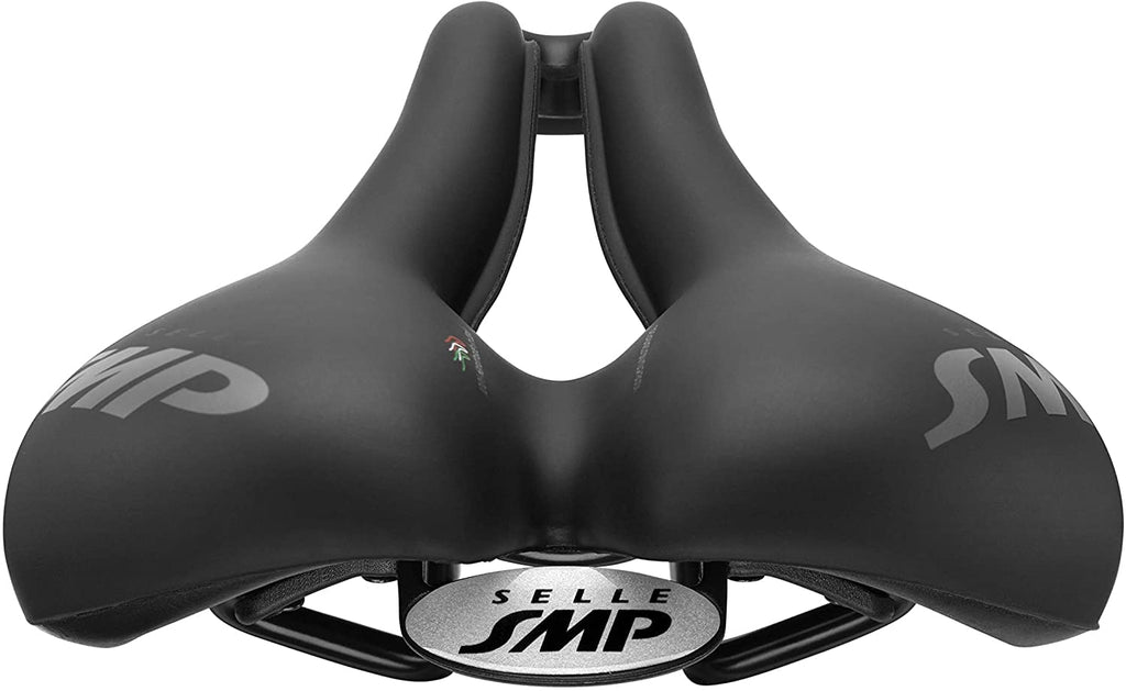 Selle SMP TRK Large Ergonomic Bicycle Saddle - Black Steel Frame