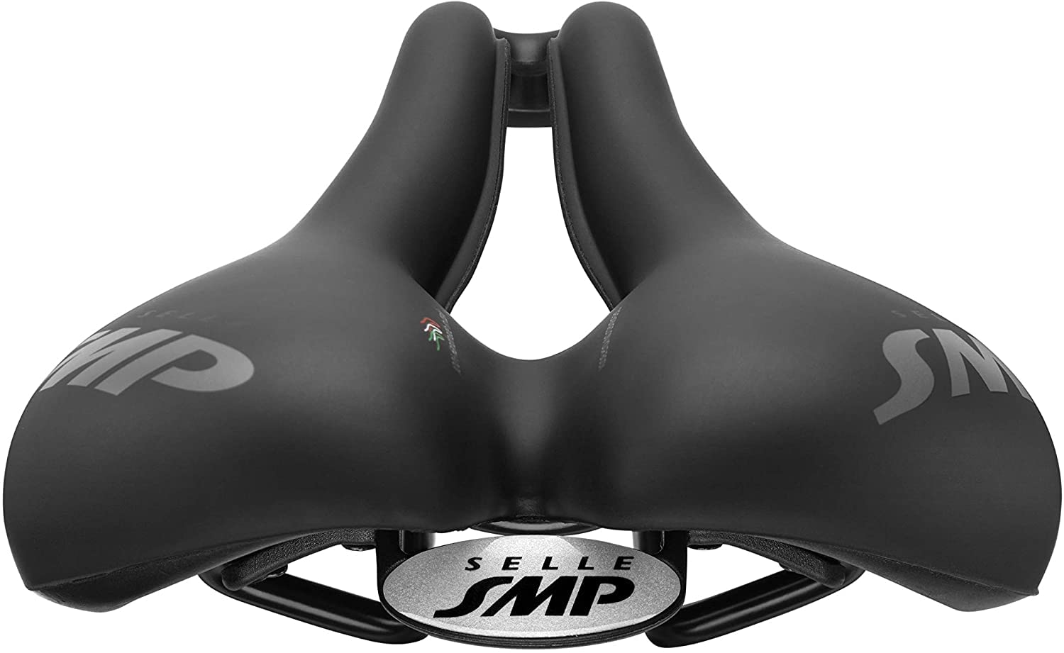 Selle SMP TRK Large Ergonomic Bicycle Saddle - Black Steel Frame