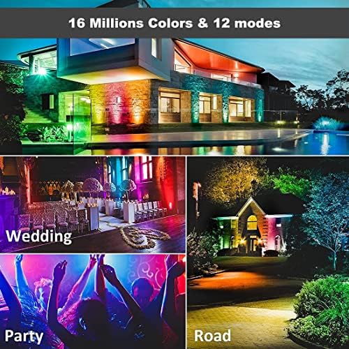 50W Smart RGB LED Floodlight – Bluetooth App Control