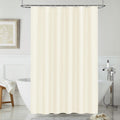 LUKDUNG Waterproof Polyester Shower Curtain - Anti-Mould, Beige, 120x200cm