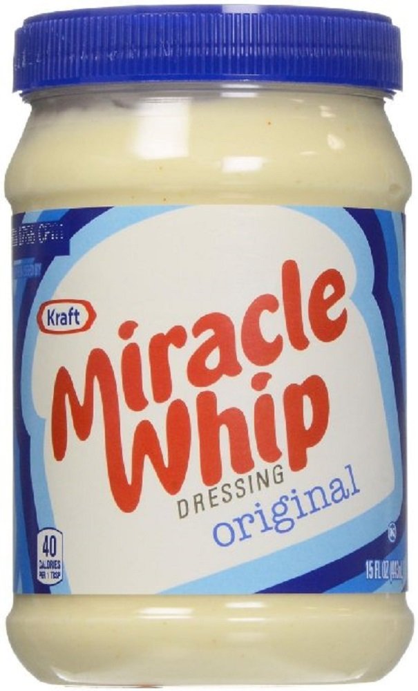 Kraft Miracle Whip Dressing – Creamy Sandwich Spread and Dip, 443ml