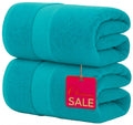 2 Pack Jumbo Bath Sheets | 100% Egyptian Cotton 600 GSM Towels