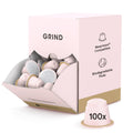 Grind Decaf House Coffee Pods - 100 Biodegradable Nespresso Capsules