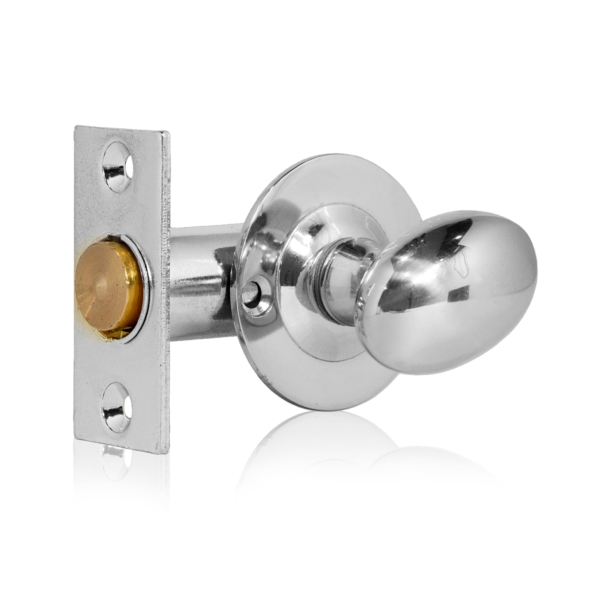 XFORT Rack Bolt Security Kit | Polished Chrome Oval Turn Knob, 55mm