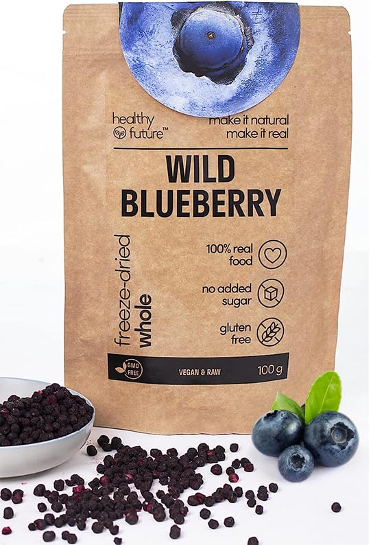 | Freeze Dried Wild Blueberries – 100% Natural Snack (100g)