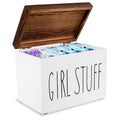 Wooden Tampon Holder | 2-Compartment Sanitary Storage Box
