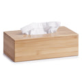 Zeller Bamboo Tissue Box – Eco-Friendly Wooden Holder, 27.5cm