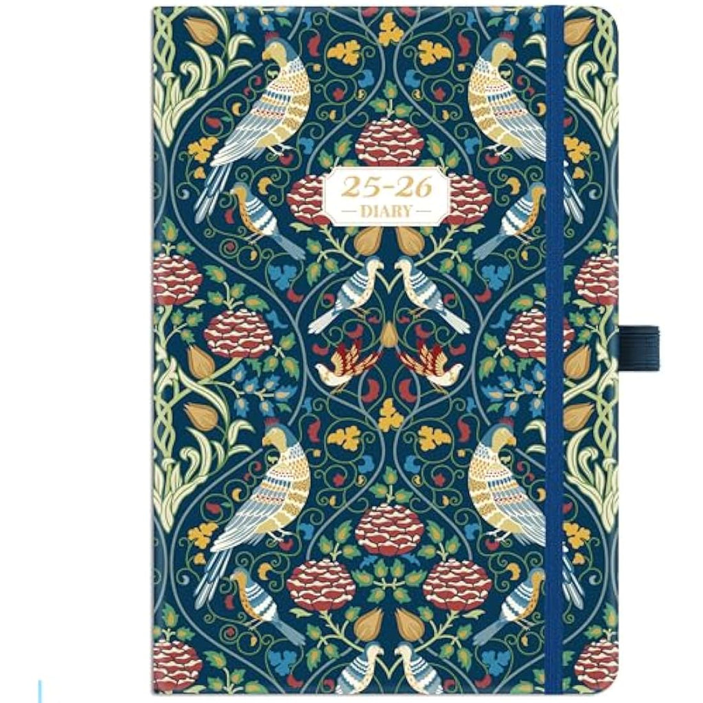 Academic Diary 2025-2026 – A5 Week to View Hardcover Planner