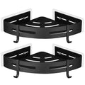 GRICOL 2-Tier Corner Shower Caddy – No-Drill Metal Bathroom Shelf
