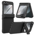 HWeggo Galaxy Z Flip 6 Case with Hinge Protection and Kickstand