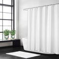 Heavyweight Fabric Shower Curtain | Hotel Luxury White